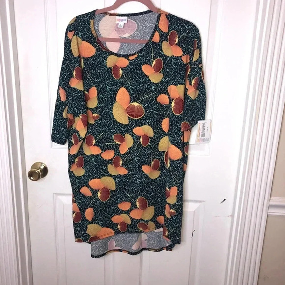 Lula roe top Irma multicolored size lg - Picture 2 of 5